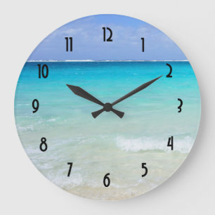 Grande Horloge Ronde Azure Blue Caribbean Tropical Beach