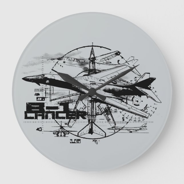 Grande Horloge Ronde B-1 Lancer Round (Recto)