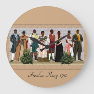 Grande Horloge Ronde Bagues de liberté 1712