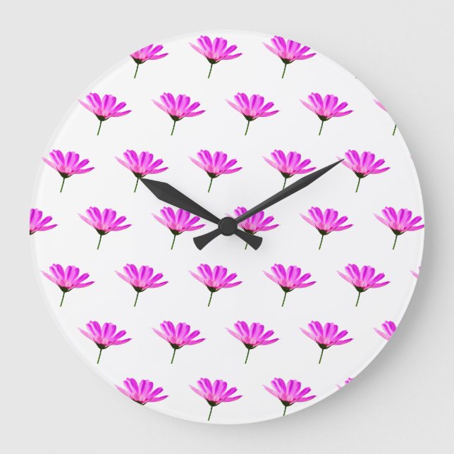 Grande Horloge Ronde Baise rose (Recto)