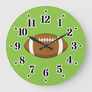 Grande Horloge Ronde Bal de football américain