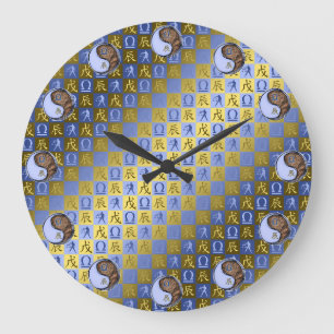 Grande Horloge Ronde Balance & Dragon de Terre
