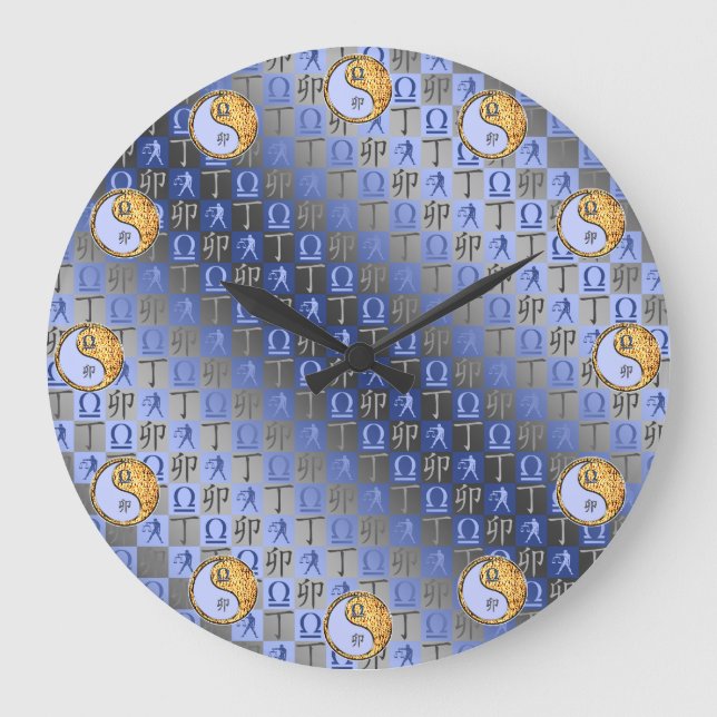 Grande Horloge Ronde Balance & Lapin de Feu (Recto)