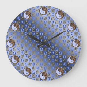 Grande Horloge Ronde Balance & Lapin de Terre