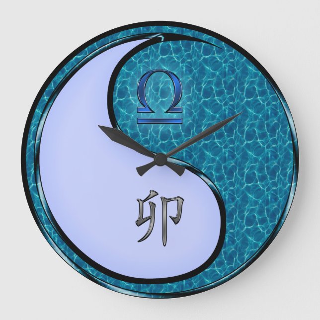 Grande Horloge Ronde Balance & Lapin d'Eau (Recto)