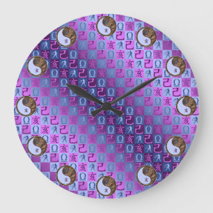 Grande Horloge Ronde Balance & Sanglier de Terre