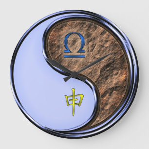 Grande Horloge Ronde Balance & Singe de Terre
