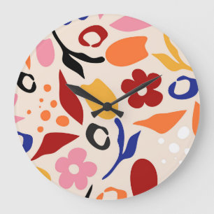 Grande Horloge Ronde Balayage des pétales