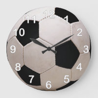 Balle de soccer blanche et noire