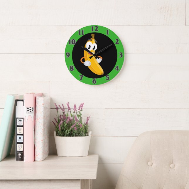 Grande Horloge Ronde Banane (Salle de lecture)