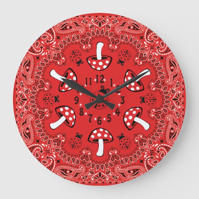 Grande Horloge Ronde bandana clock (Recto)