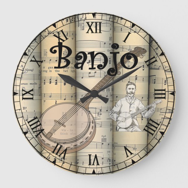 Grande Horloge Ronde Banjo. (Recto)