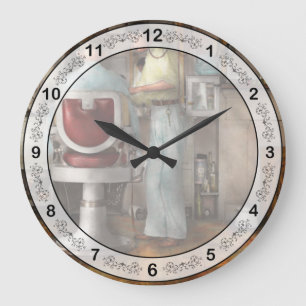 Grande Horloge Ronde Barbier - Notre barbier de famille 1935
