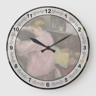 Grande Horloge Ronde Barbier - Rasage - Foi en un enfant - 1917
