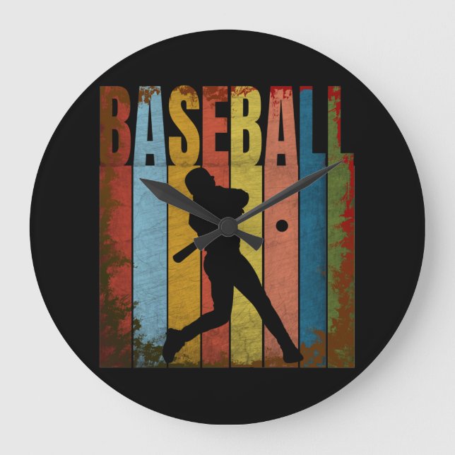 GRANDE HORLOGE RONDE BASE-BALL VINTAGE (Recto)