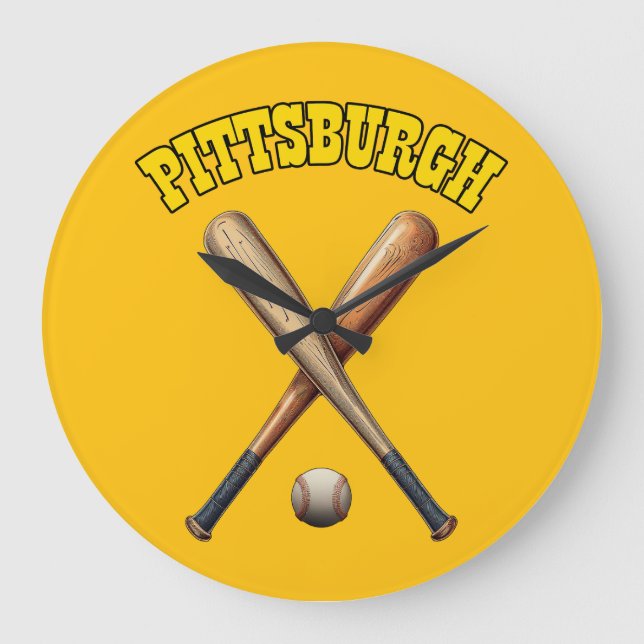 Grande Horloge Ronde Baseball de Pittsburgh (Recto)