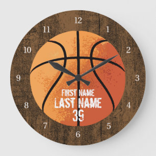Grande Horloge Ronde Basket-ball