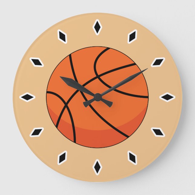 Grande Horloge Ronde Basket-ball (Recto)