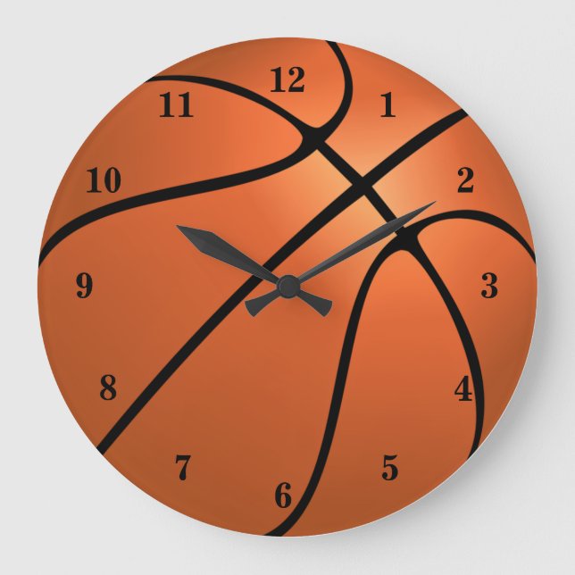Grande Horloge Ronde Basketball (Recto)