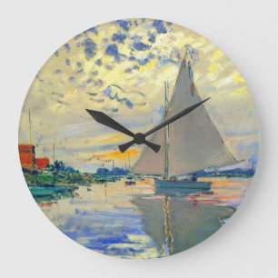 Grande Horloge Ronde Bateau Monet au Petit-Gennevilliers