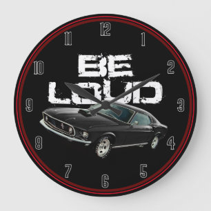 Grande Horloge Ronde Be Loud Mustang