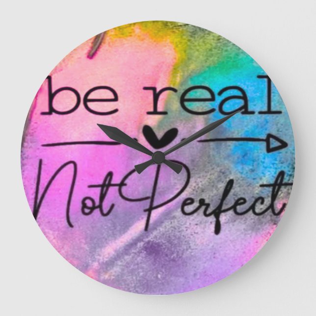 Grande Horloge Ronde Be Real Not Perfect (Recto)
