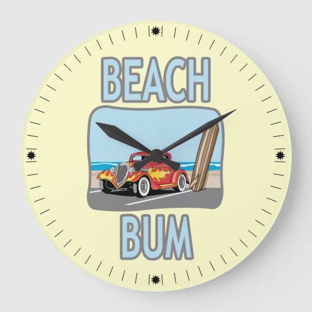 Grande Horloge Ronde Beach Bum (Recto)