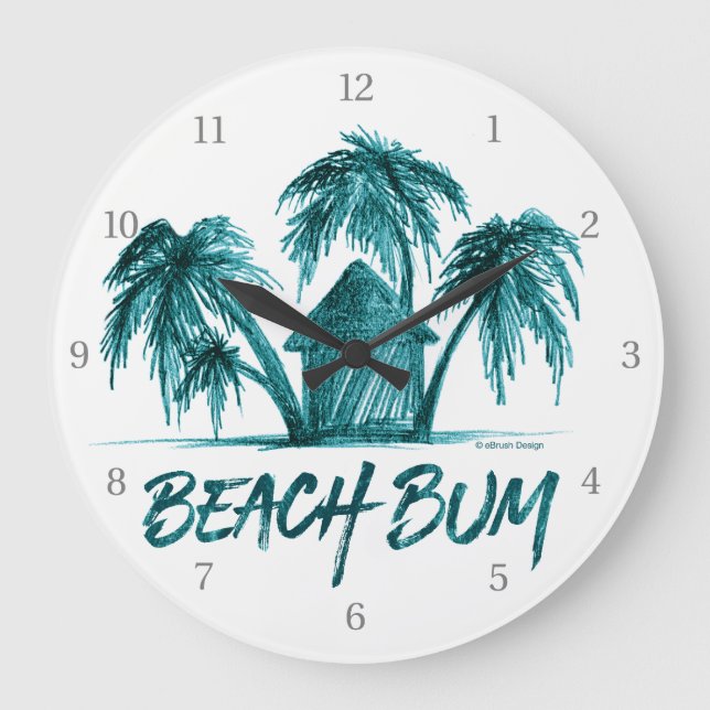 Grande Horloge Ronde Beach Bum (Recto)