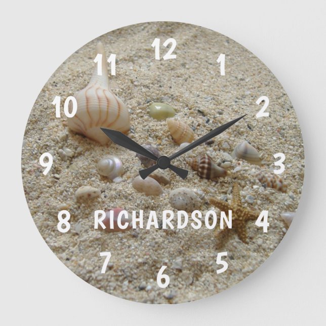 Grande Horloge Ronde Beach Sand and Seashell (Recto)