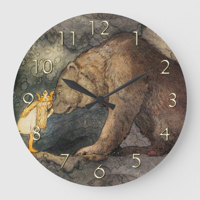 Grande Horloge Ronde Bear Kiss (Recto)