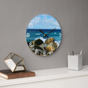 Grande Horloge Ronde Beat of the Ocean, Wall Clock