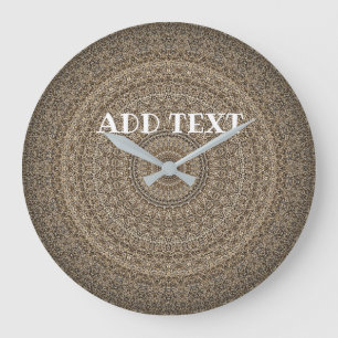 Grande Horloge Ronde Beau style turc
