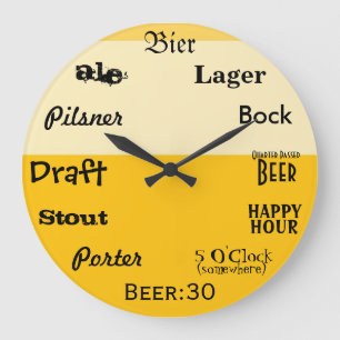 Grande Horloge Ronde Beer O'Clock