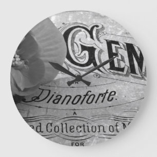 Grande Horloge Ronde Begonia Gems Pianoforte