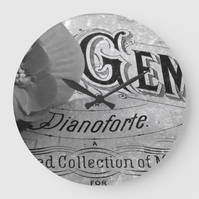 Grande Horloge Ronde Begonia Gems Pianoforte (Recto)