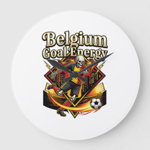 Grande Horloge Ronde Belgique Énergie de l'objectif Squelette Attaquant