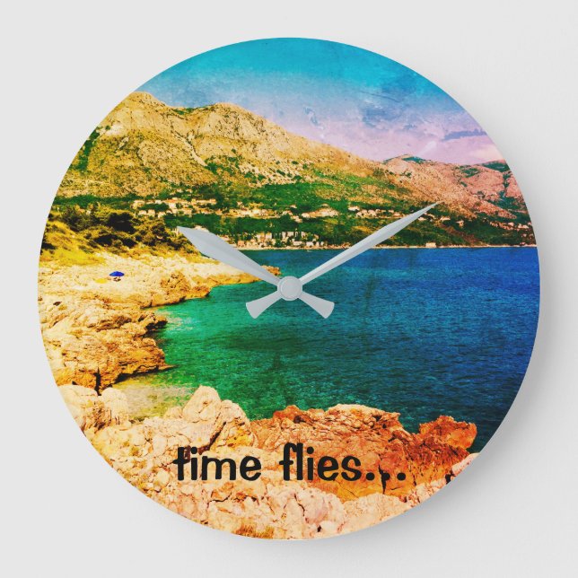 Grande Horloge Ronde Belle 24h/24 " (Recto)