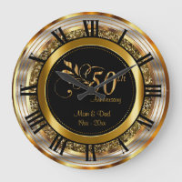 Belle 50e anniversaire de mariage en or