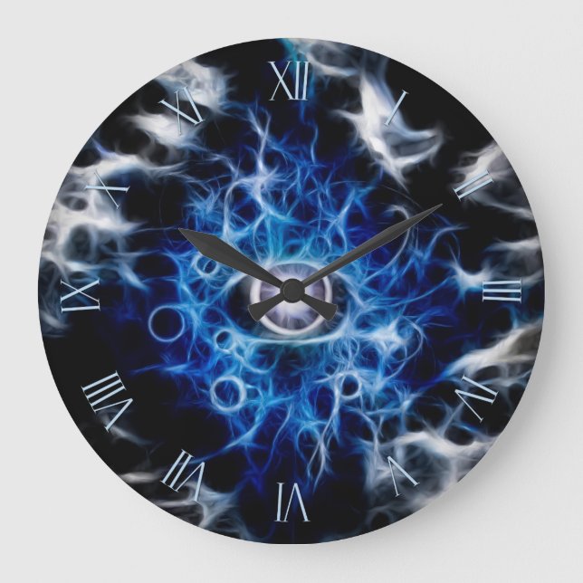 Grande Horloge Ronde Belle conception oculaire (Recto)