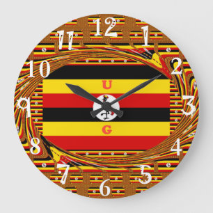 Grande Horloge Ronde Belle extraordinaire Lovely Uganda idées