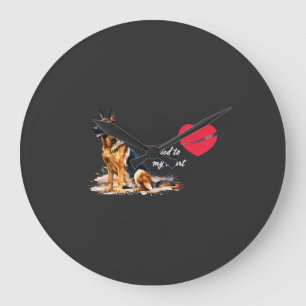 Grande Horloge Ronde Berger allemand lié à mon cœur