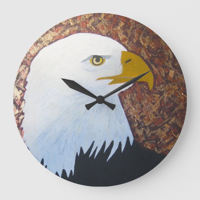 Grande Horloge Ronde Bientôt Eagle Clock (Recto)