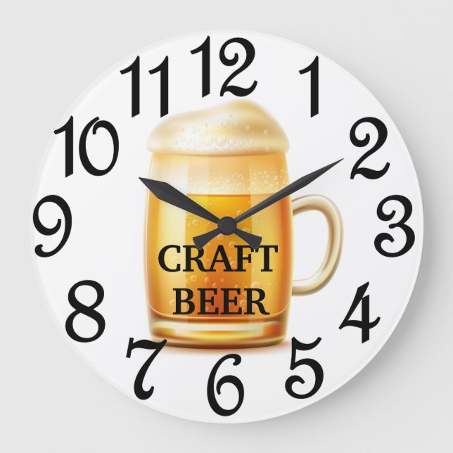 Grande Horloge Ronde Bière artisanale (Recto)