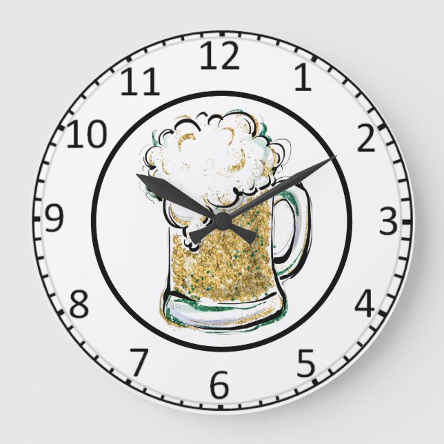 Grande Horloge Ronde Bière pression (Recto)