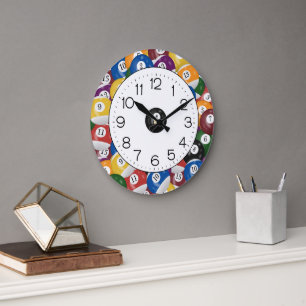 Grande Horloge Ronde Billiard Ball Collection