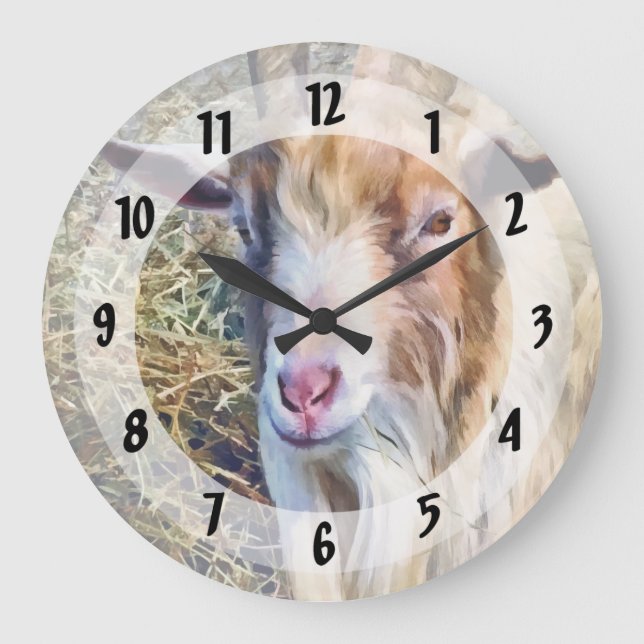 Grande Horloge Ronde Billy Goat Closeup (Recto)