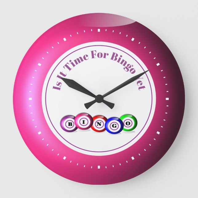 Grande Horloge Ronde Bingo Ball Themed (Recto)