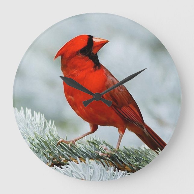Grande Horloge Ronde BIRD red_iphone (Recto)