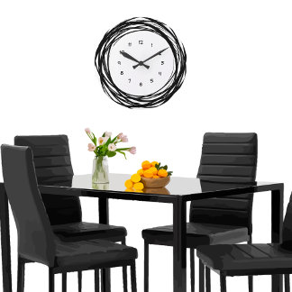 Grande Horloge Ronde Black and white