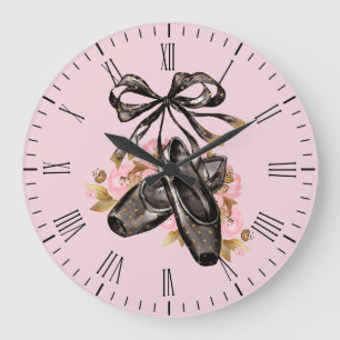 Grande Horloge Ronde Black Ballet Slippers
